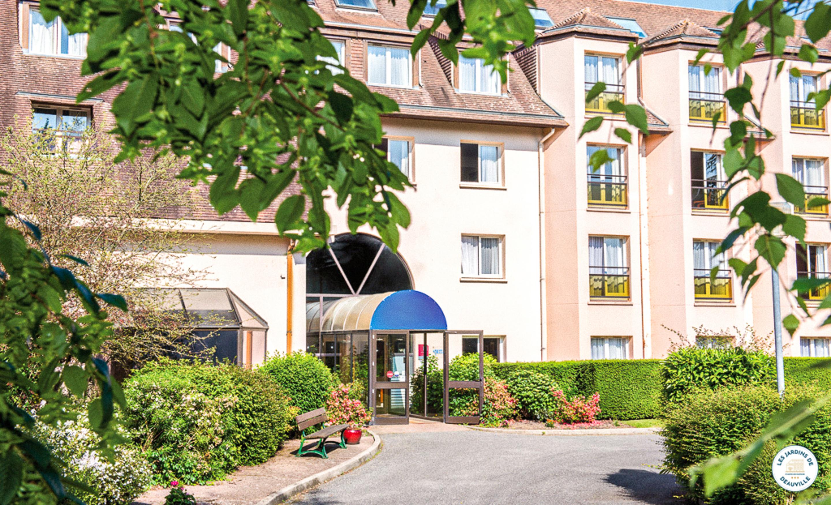 Hotel Les Jardins De Deauville Saint-Martin-aux-Chartrains Zewnętrze zdjęcie