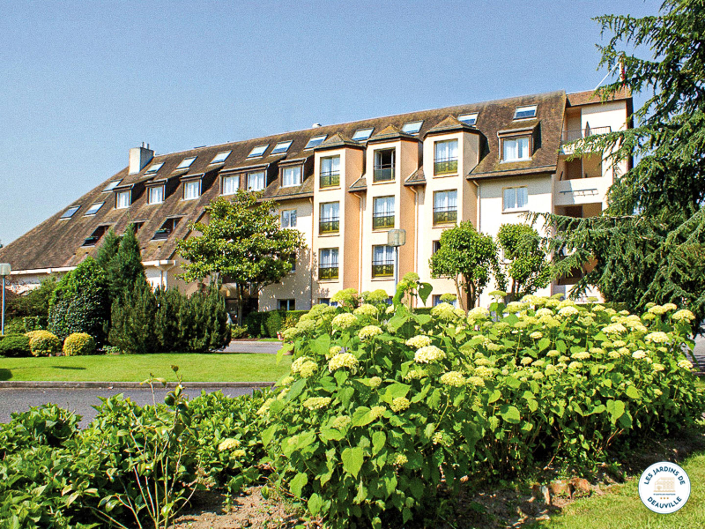 Hotel Les Jardins De Deauville Saint-Martin-aux-Chartrains Zewnętrze zdjęcie