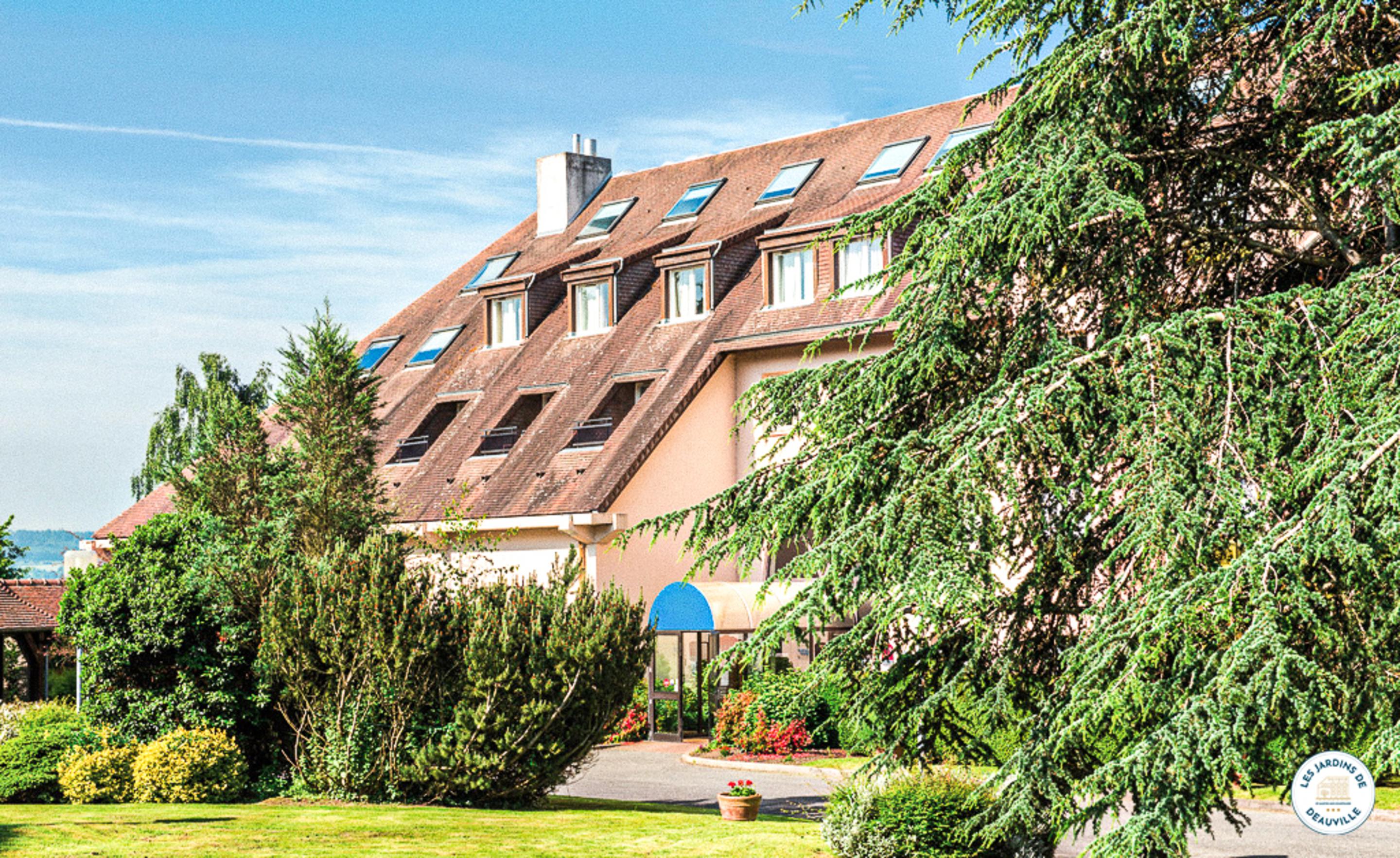 Hotel Les Jardins De Deauville Saint-Martin-aux-Chartrains Zewnętrze zdjęcie