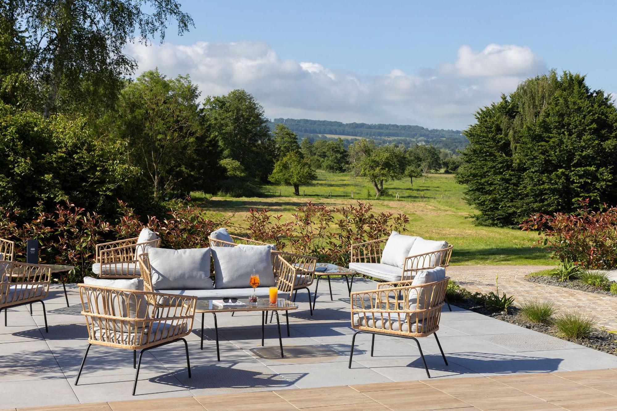 Hotel Les Jardins De Deauville Saint-Martin-aux-Chartrains Zewnętrze zdjęcie
